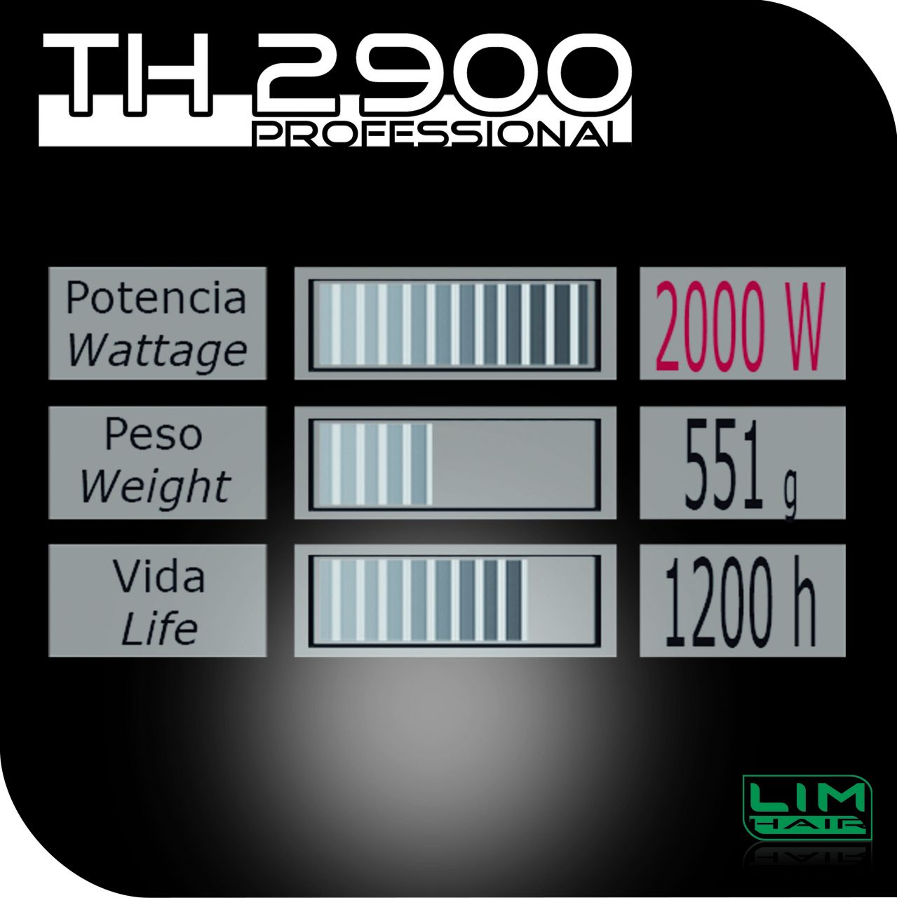 Hajszárító gép Lim TH2900 Hajszárító gép Lim TH2900