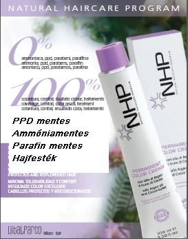 NHP PPD Paraben és Ammóniamentes hajfesték