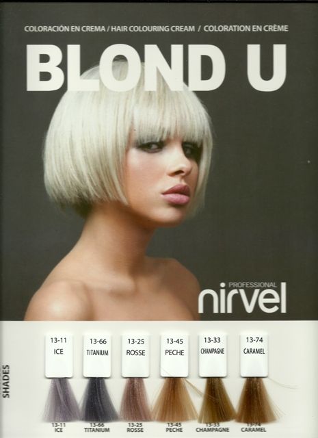 Hajfesték színskála Nirvel Blond szőke hajszínek