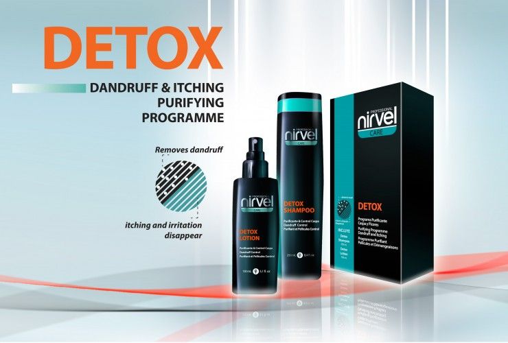 Nirvel DETOX intenzív korpásodást gyorsan megszüntető fejbőr nyugtató mélytisztító hajkezelő csomag 