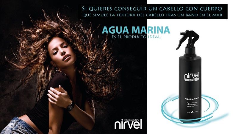 Nirvel Aqua Marina tengeri sós hajformázó spray - volumennövelő
