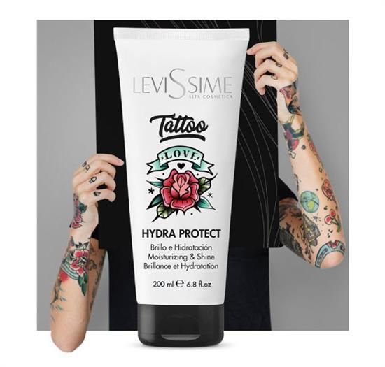 Levissime Women Tattoo testápoló tetoválásra - színfelfrissítő utóápoló termék kiállító pult papírból
