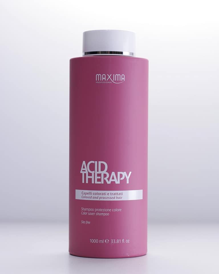 Hajszínvédő sampon festett hajra Maxima Acid Shampoo 1000ml