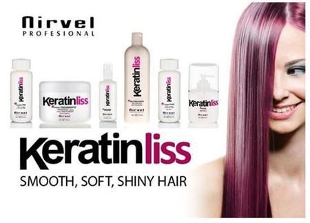 Nirvel Keratin Liss Kerationos tartós hajegyenesítő csomag